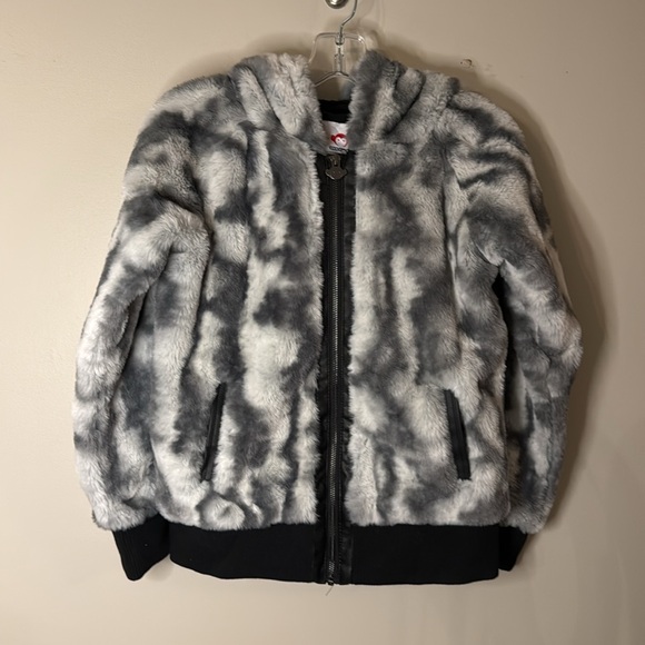 Appaman Kids Softest Furry Luna Hooded Jacket - Picture 5 of 9